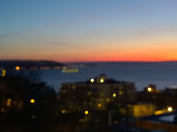 Sunset over Elliott Bay